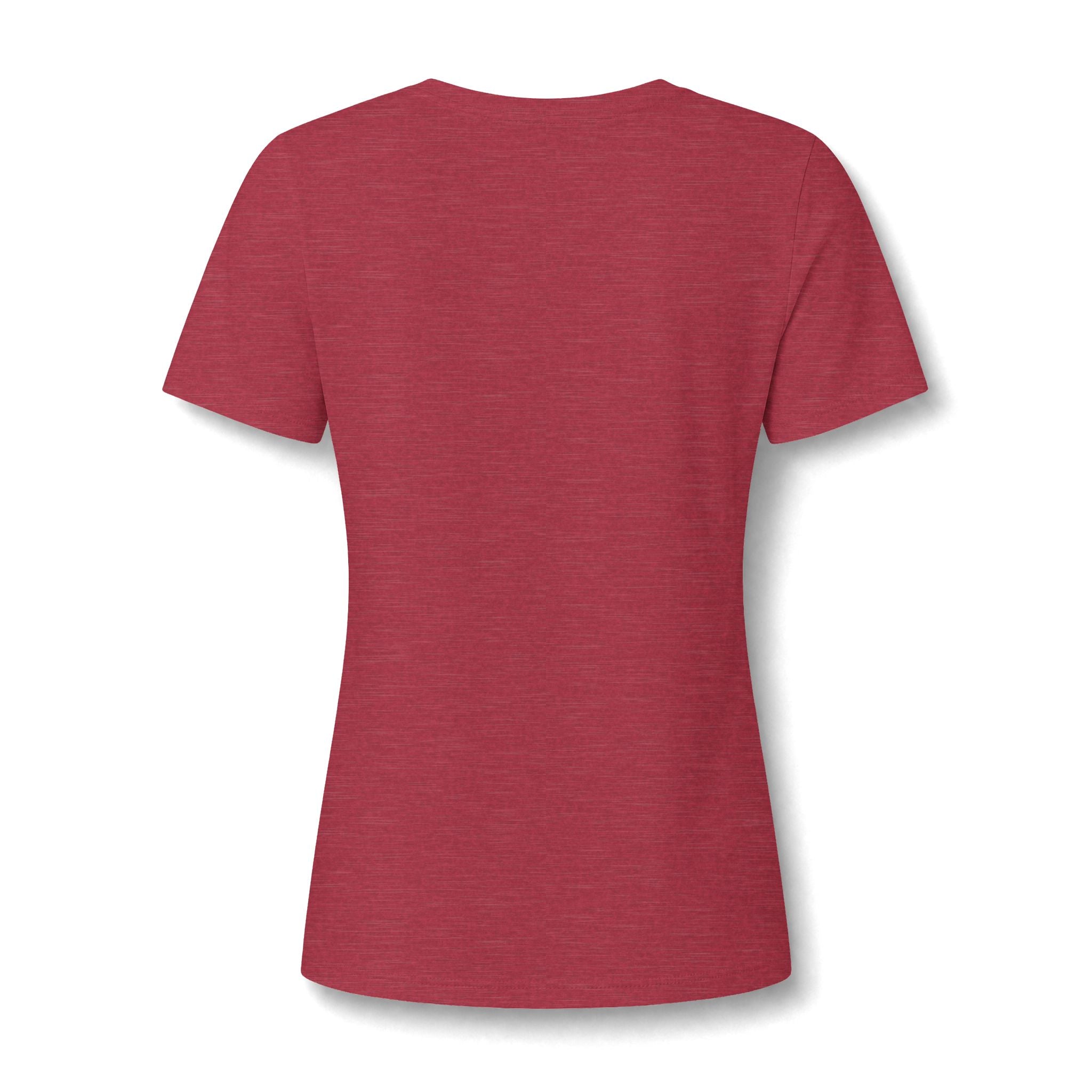 Women's V-Neck Tee — Glam Boxer Dog Graphic (Pink Fur & Sunglasses)