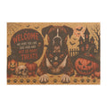 Halloween Dog Doormat — Welcome ‘We Hope You Like Dog Hair and Not So Many Treats’