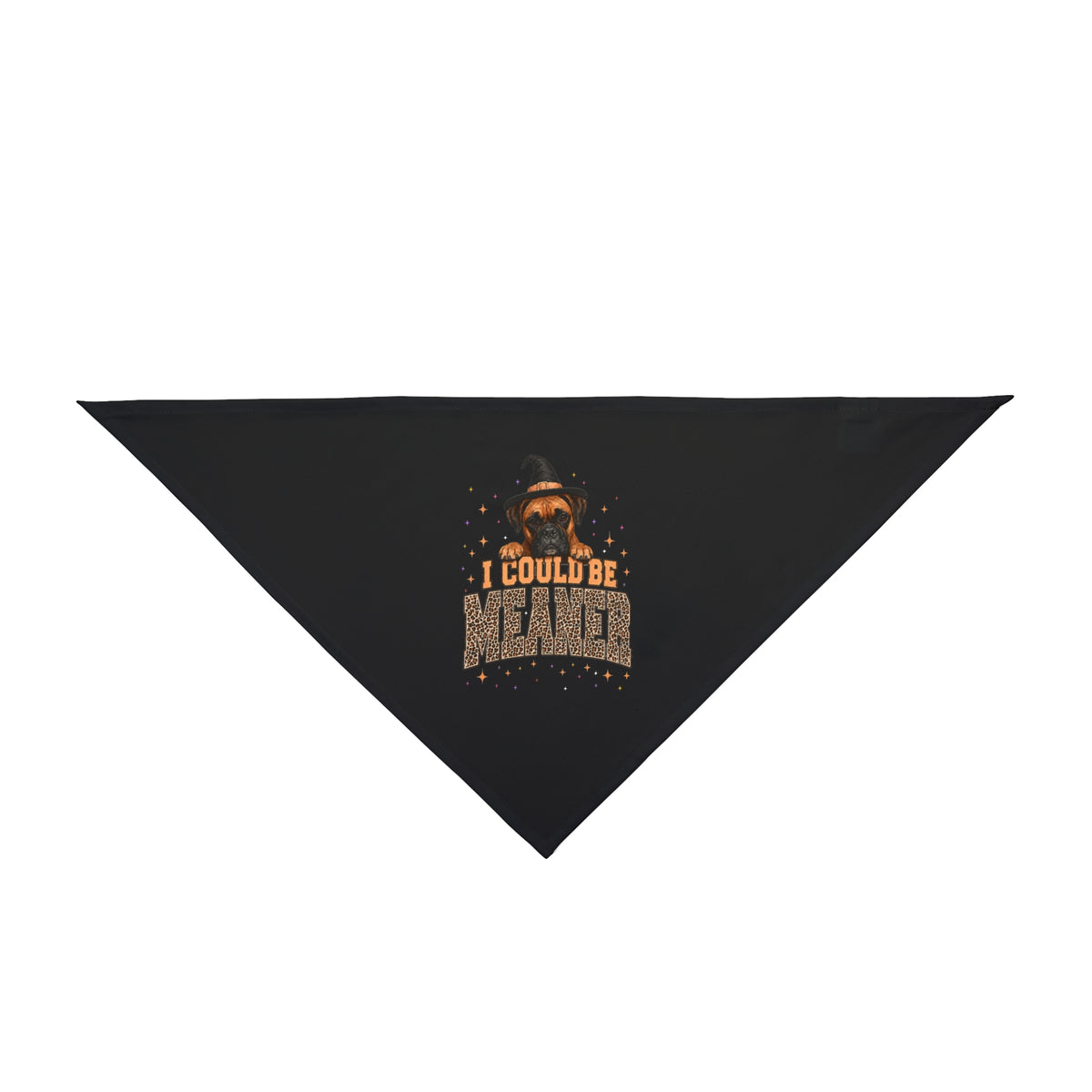 Pet Bandana — "I Could Be Madder" Skull & Hat Graphic Bandana for Dogs & Cats