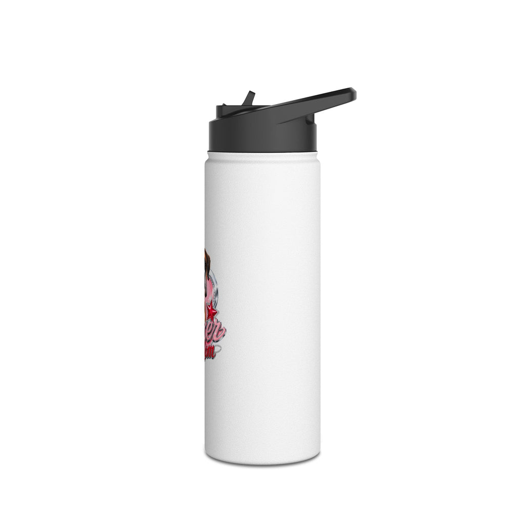 Boxer Mom Stainless Steel Water Bottle – Pink Insulated Dog Mom Bottle