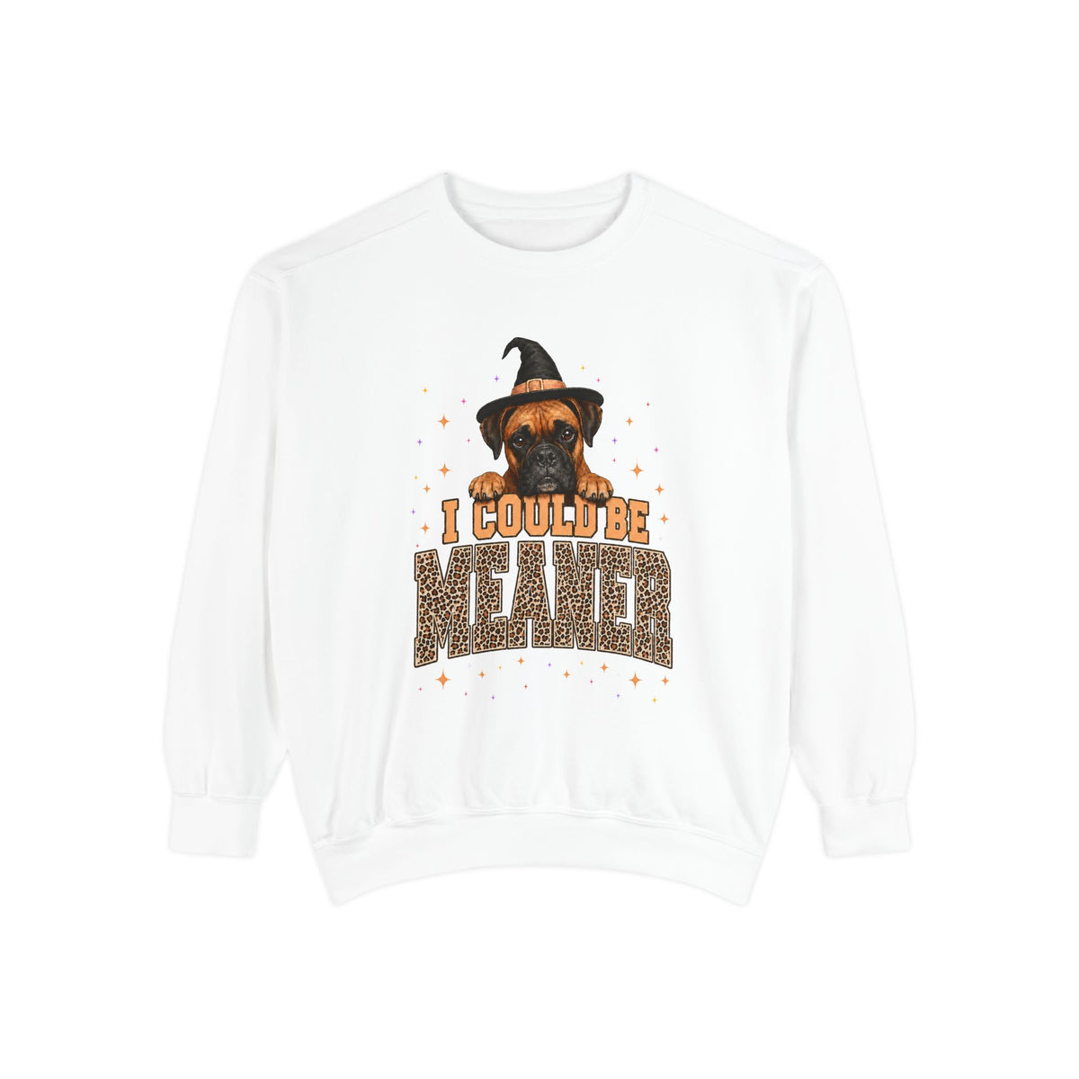 Halloween Dog Sweatshirt - "I Could Be Weiner" Witch Hat Dachshund Pullover