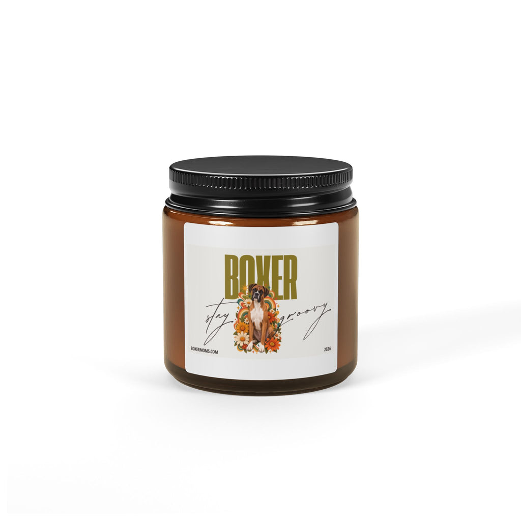 Boxer Floral Scented Soy Candle — Amber Jar (Multi-Size)