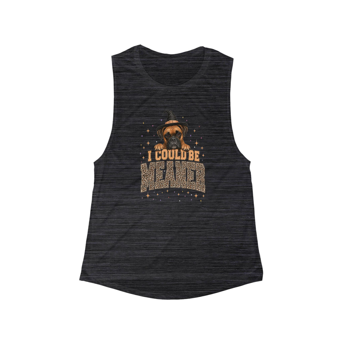 Witch Pug Tank Top — "I Could Be Witchin'" Women's Flowy Muscle Tank