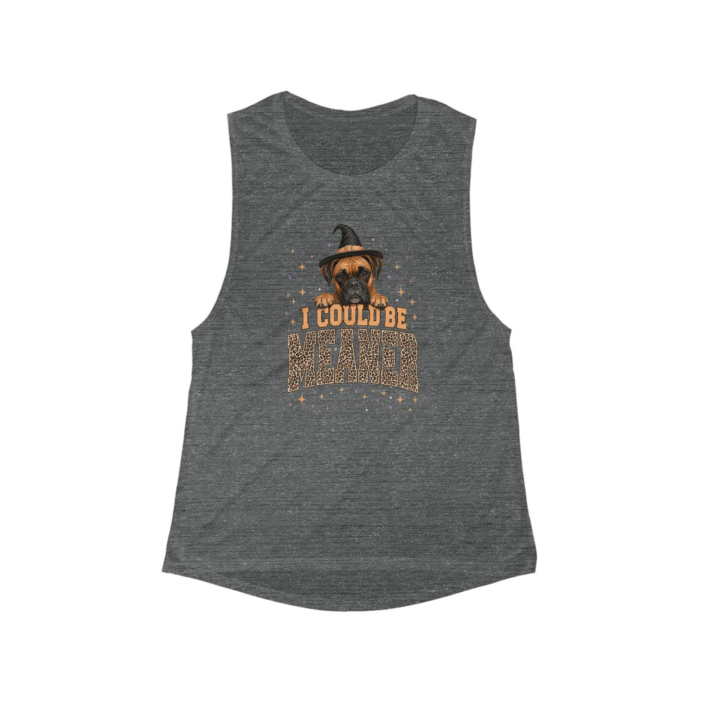 Witch Pug Tank Top — "I Could Be Witchin'" Women's Flowy Muscle Tank