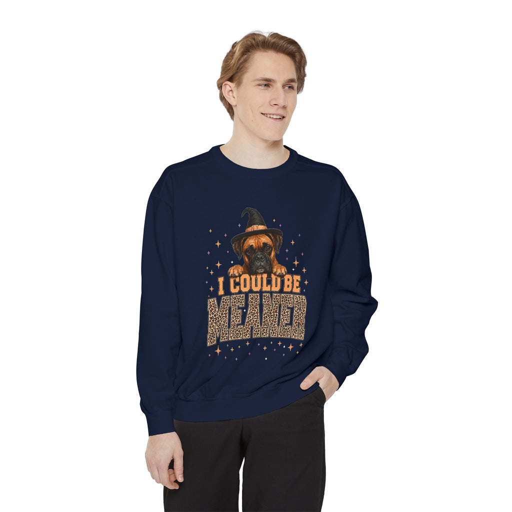 Halloween Dog Sweatshirt - "I Could Be Weiner" Witch Hat Dachshund Pullover