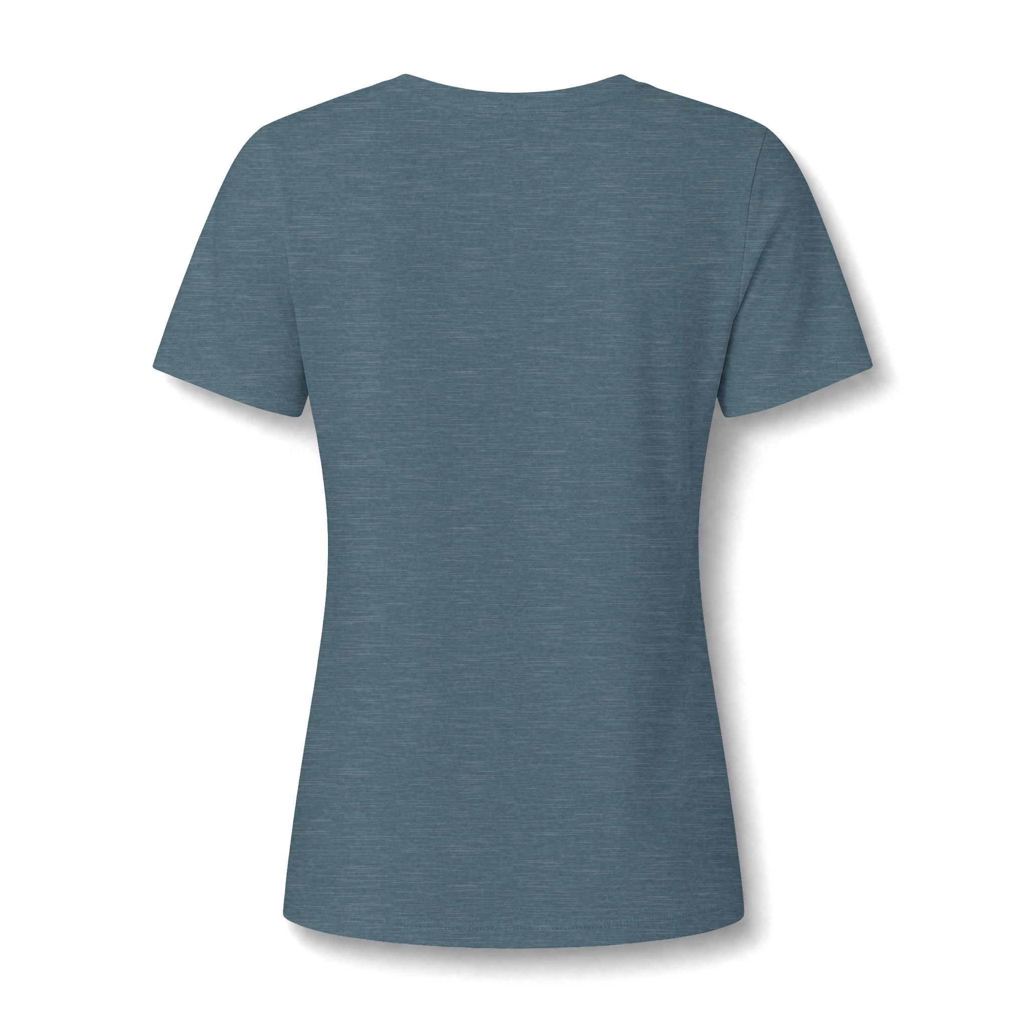 Women's V-Neck Tee — Glam Boxer Dog Graphic (Pink Fur & Sunglasses)
