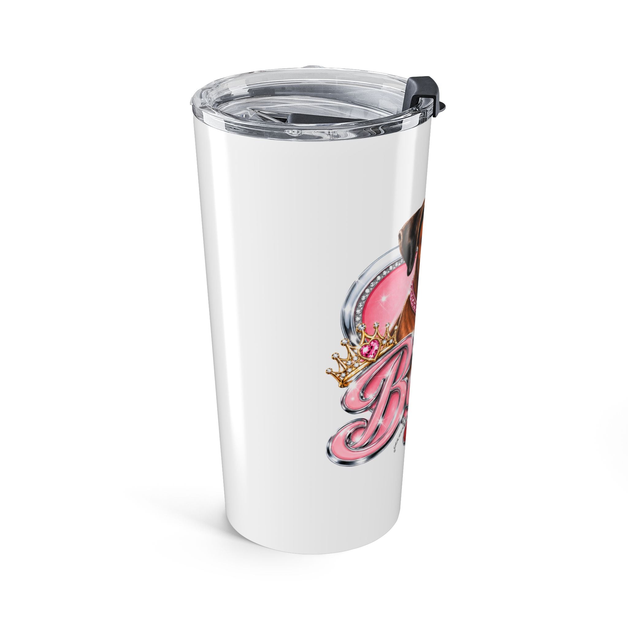 Boxer Mom 20oz Tumbler — Insulated Dog Mom Travel Cup