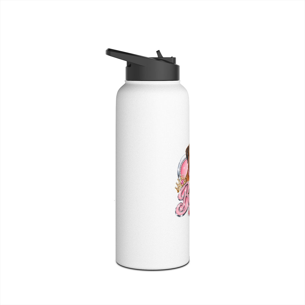 Boxer Mom Stainless Steel Water Bottle – Pink Insulated Dog Mom Bottle