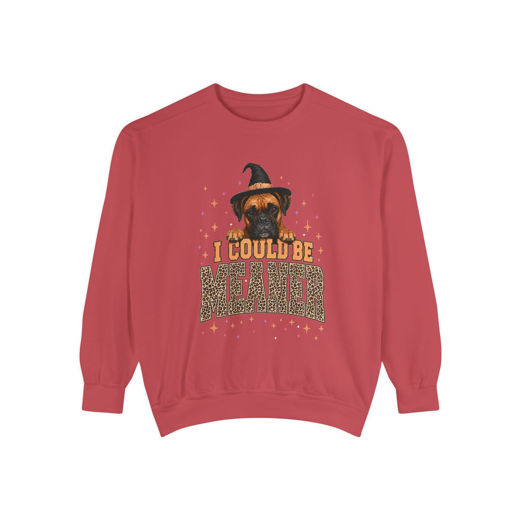 Halloween Dog Sweatshirt - "I Could Be Weiner" Witch Hat Dachshund Pullover