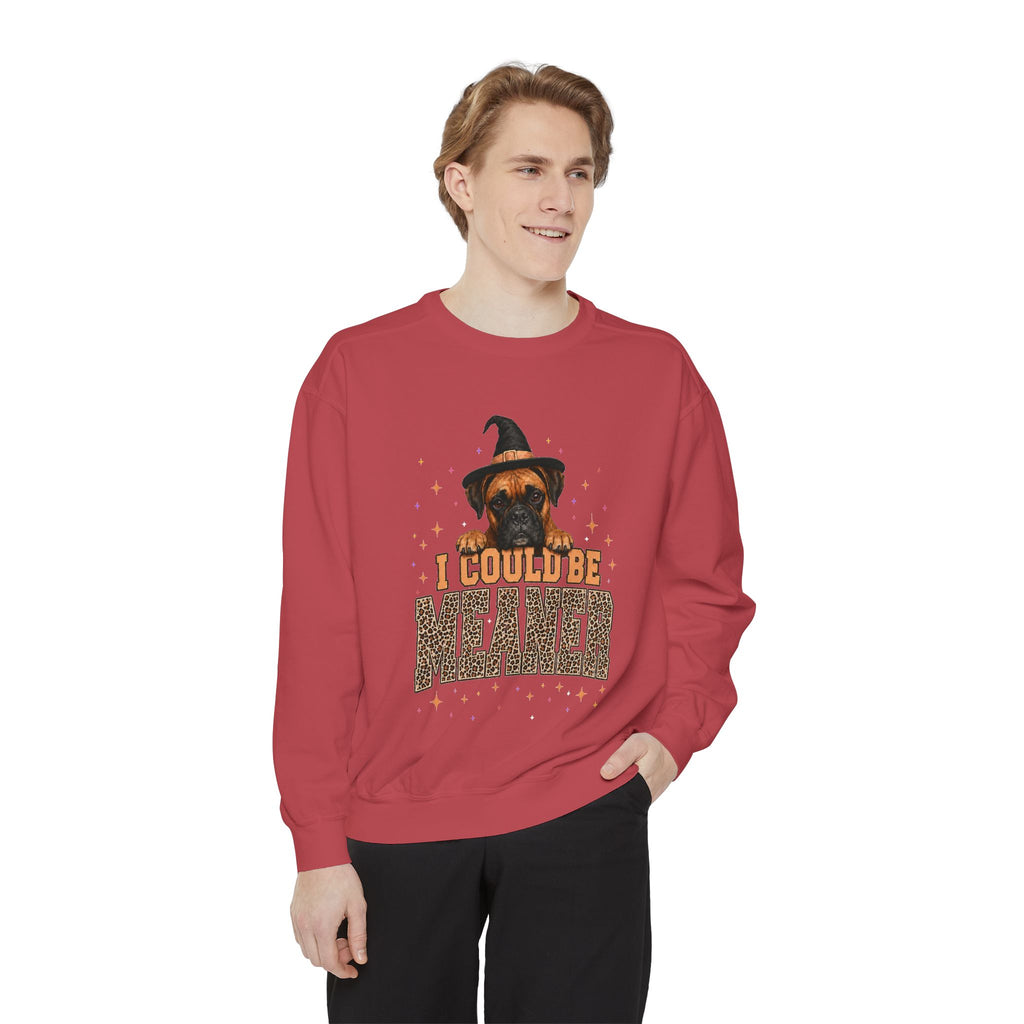 Halloween Dog Sweatshirt - "I Could Be Weiner" Witch Hat Dachshund Pullover