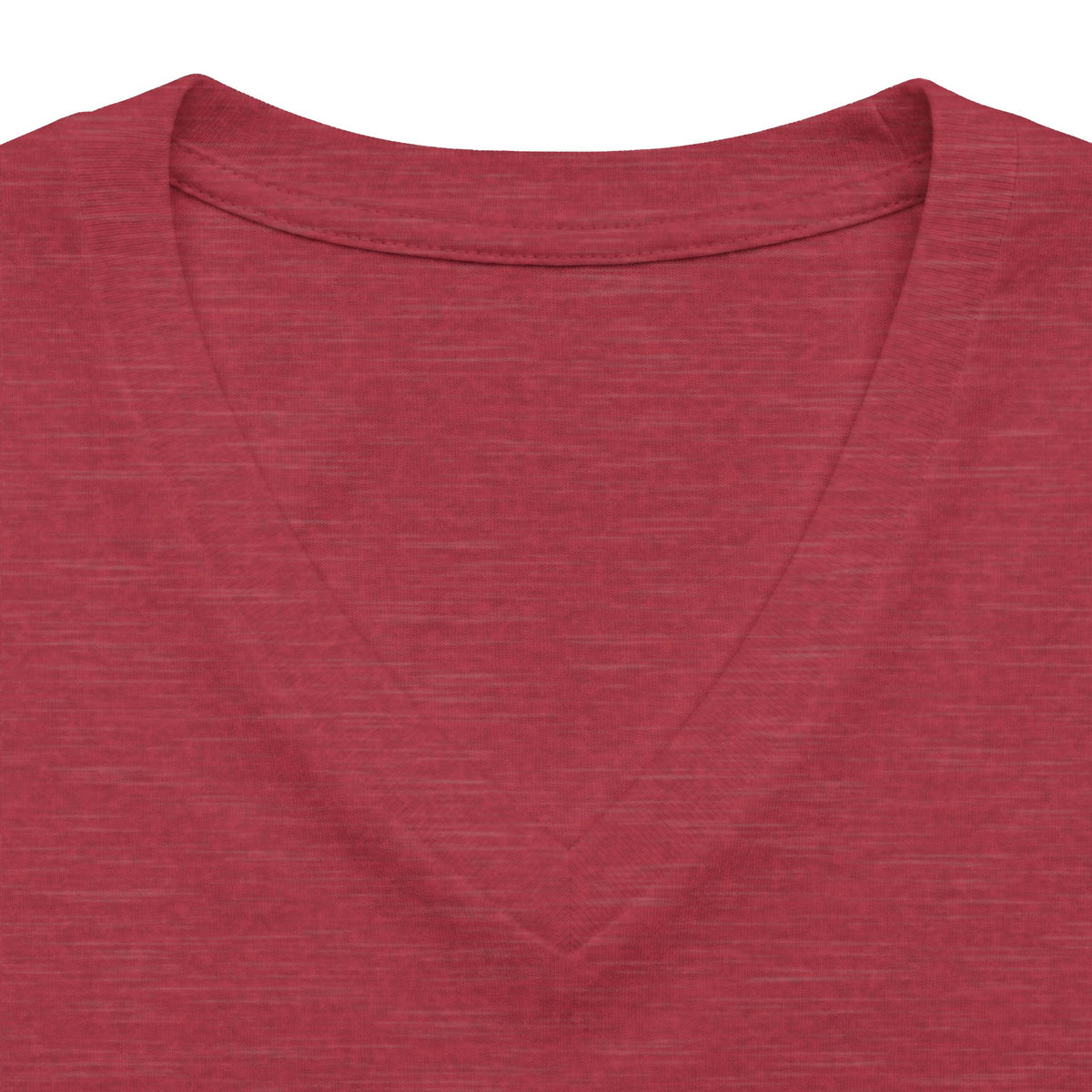 Women's V-Neck Tee — Glam Boxer Dog Graphic (Pink Fur & Sunglasses)