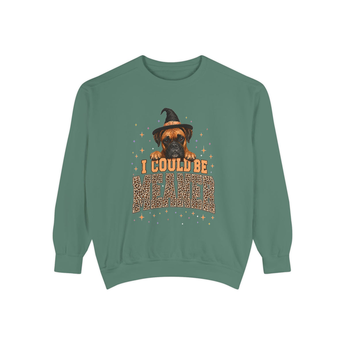 Halloween Dog Sweatshirt - "I Could Be Weiner" Witch Hat Dachshund Pullover