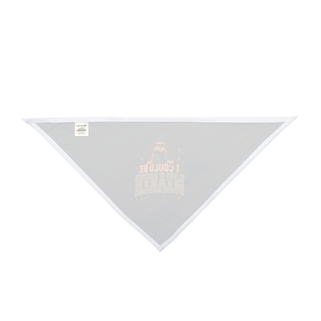 Pet Bandana — "I Could Be Madder" Skull & Hat Graphic Bandana for Dogs & Cats