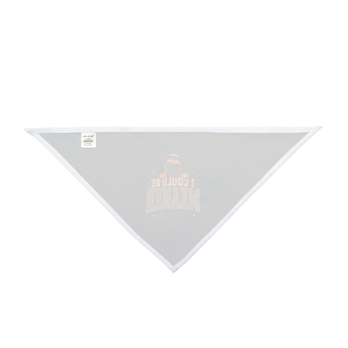 Pet Bandana — "I Could Be Madder" Skull & Hat Graphic Bandana for Dogs & Cats
