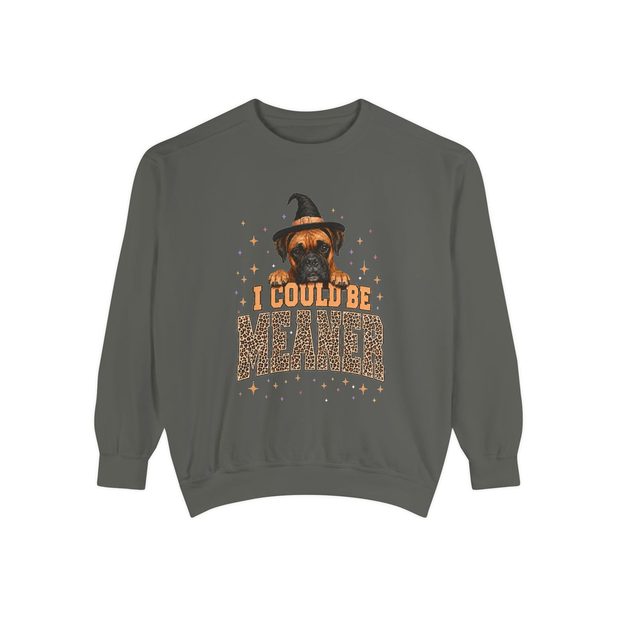 Halloween Dog Sweatshirt - "I Could Be Weiner" Witch Hat Dachshund Pullover