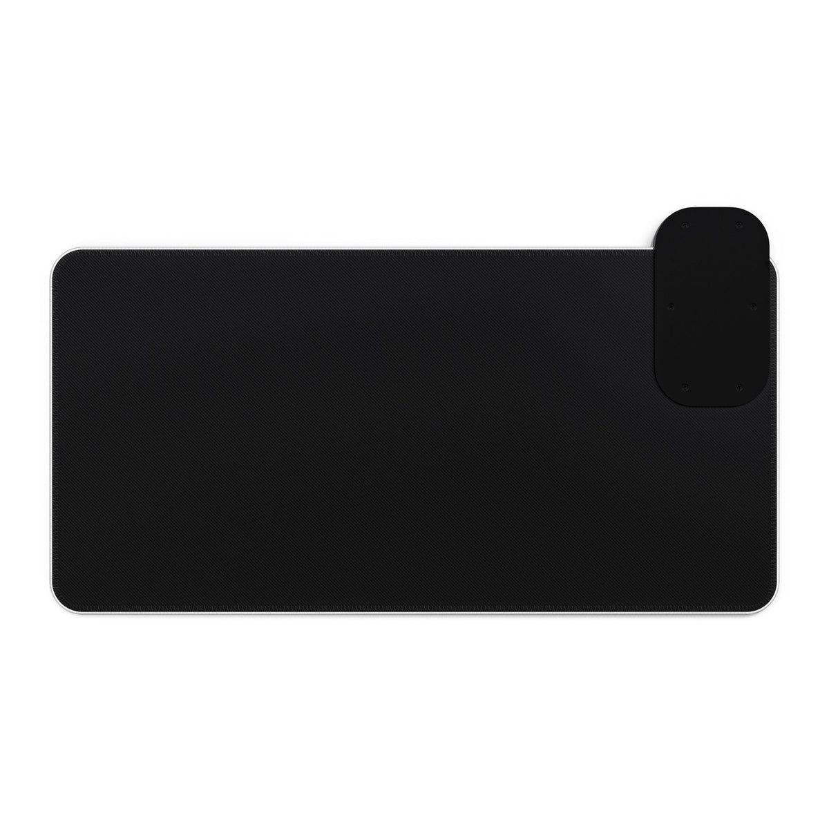 LED Wireless Charging Mouse Pad — "Zero Woofs Given" Colorful Boxer Dog Desk Mat